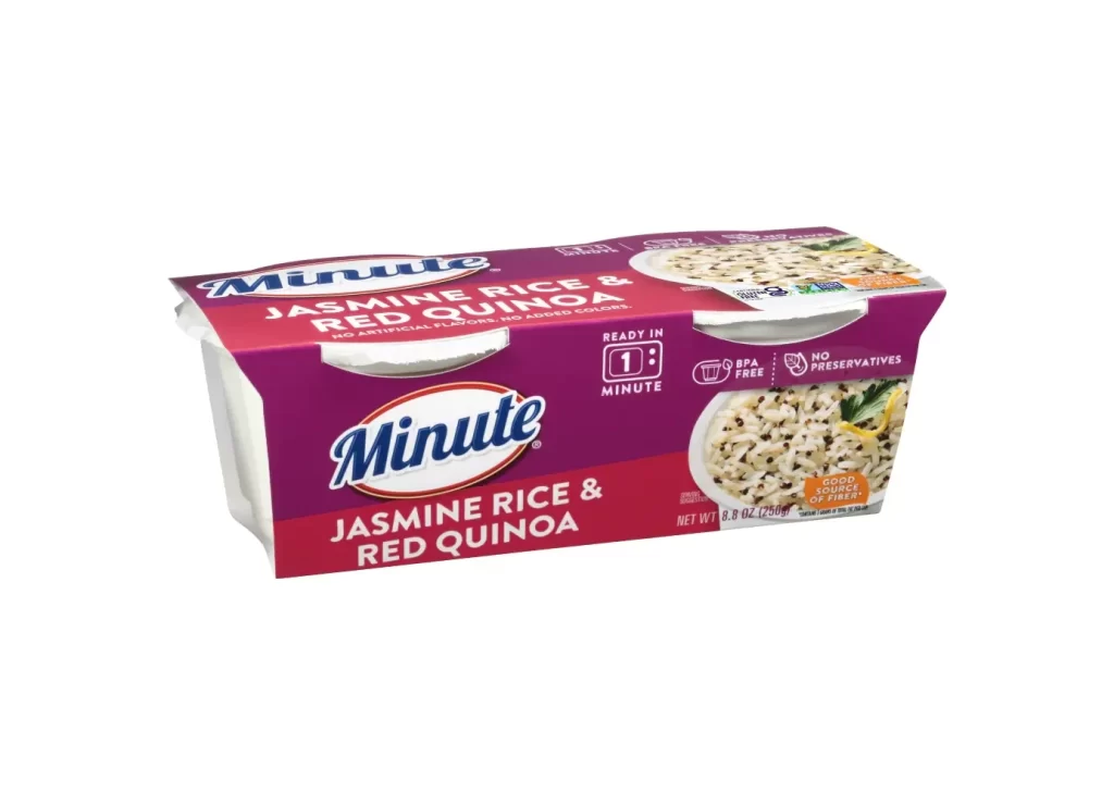 Minute Jasmine Rice Red Quinoa Purple