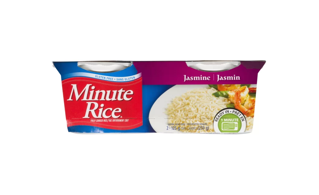Minute Rice Jasmine Blue Red White