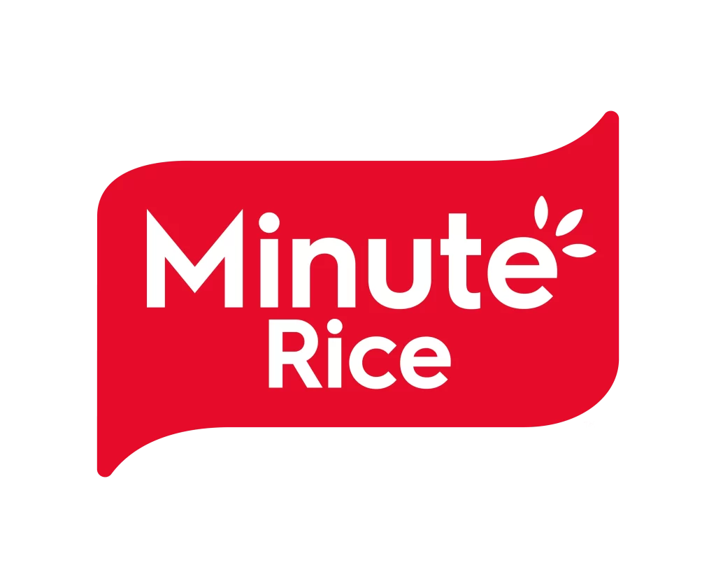 Minute Rice Red White Branding