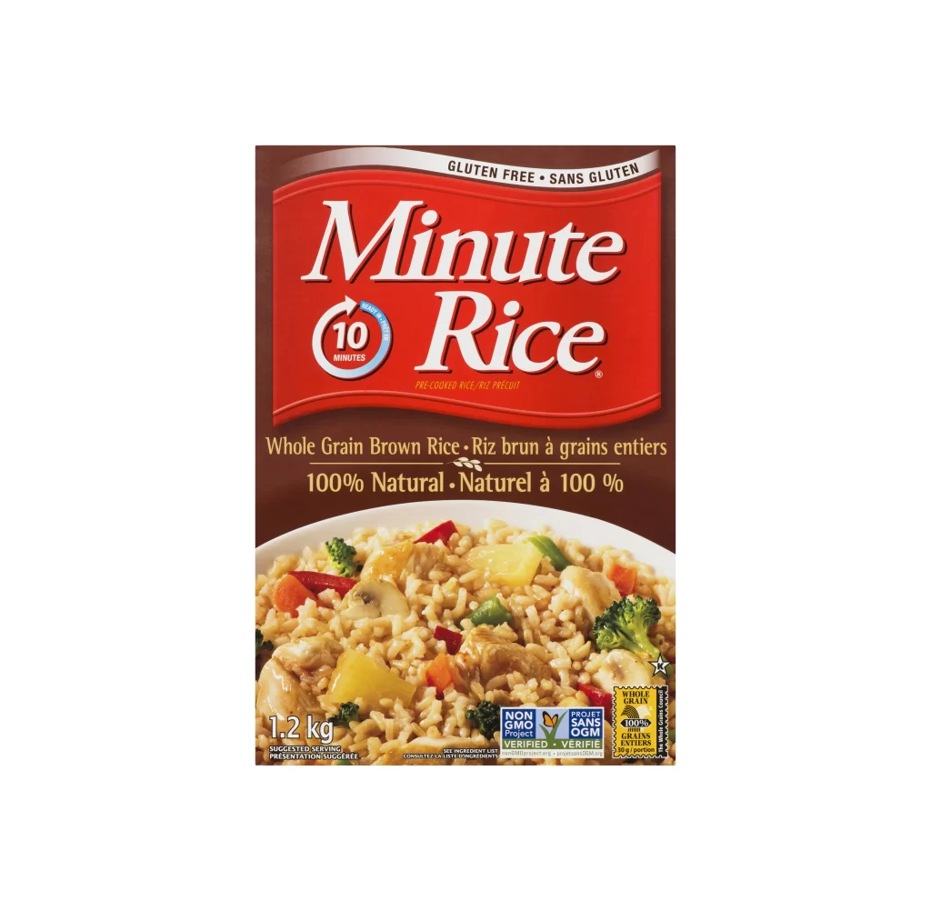 Minute Rice Whole Grain Brown Rice