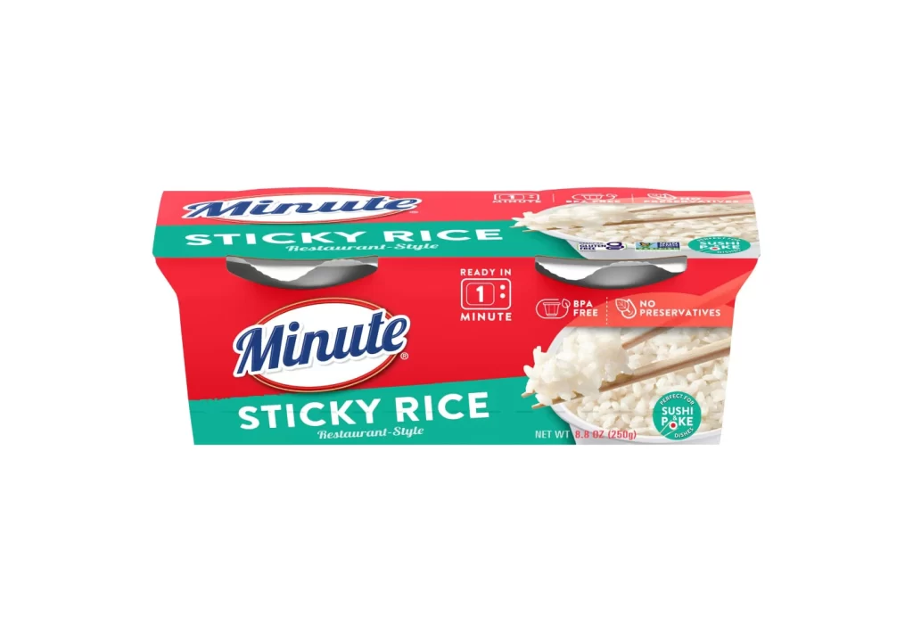 Minute Sticky Rice Red Green White