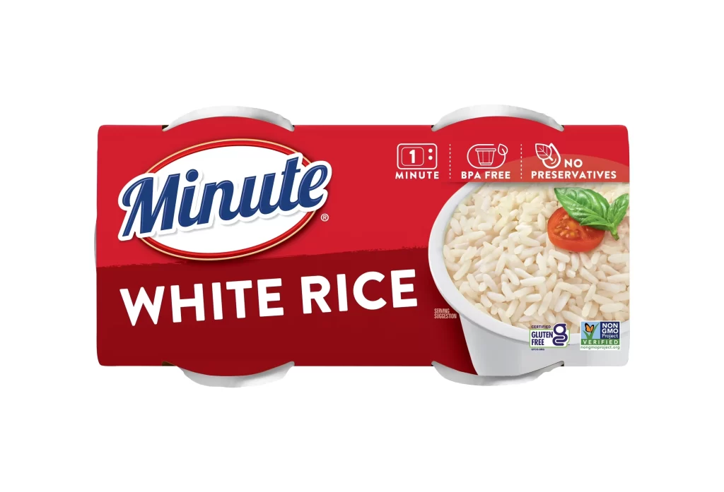 Minute White Rice Red White 2