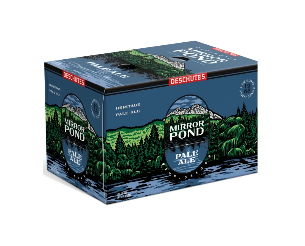 Mirror Pond Pale Ale Blue Packaging