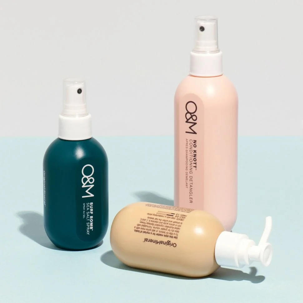 Modern Haircare Bottle White Pump Dispenser