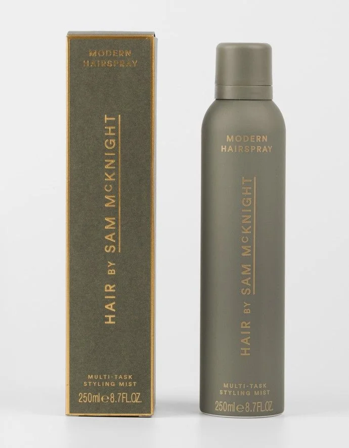 Modern Hairspray Bottle Olive Green Multi-Task Styling Mist