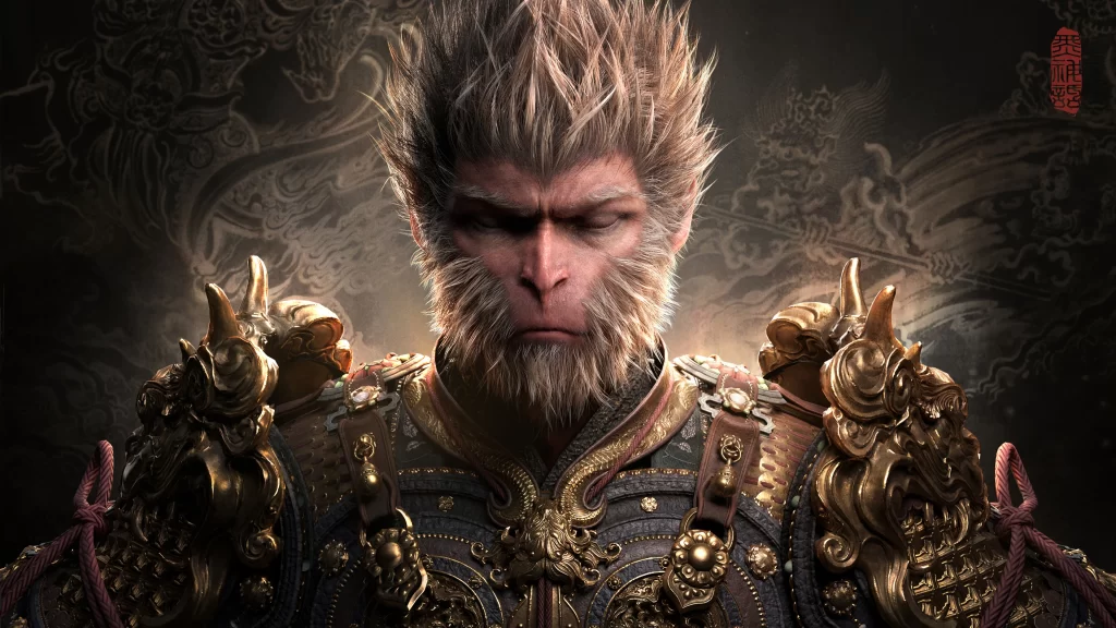Monkey King Golden Armor Dark Traditional