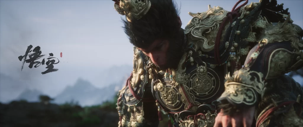 Monkey King Golden Armor Traditional Chinese