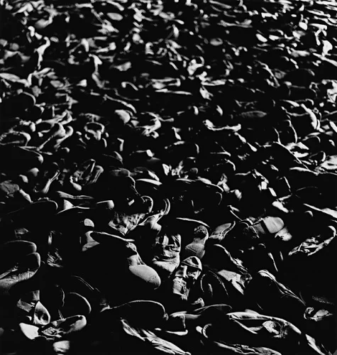 Monochrome Shoes High Contrast Textured Mysterious Monument