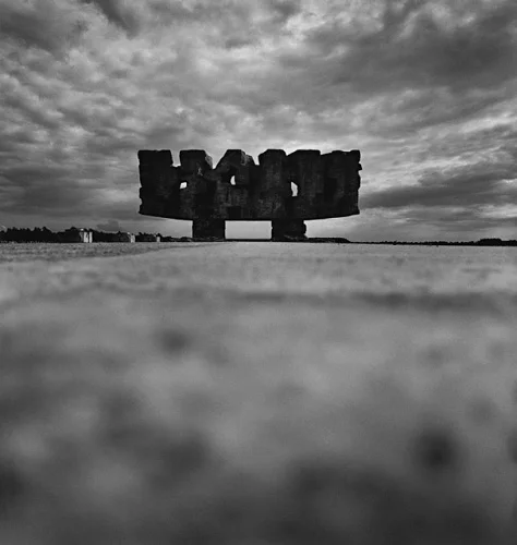 Monument Dramatic High Contrast Textured Atmospheric