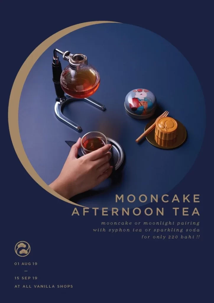 Mooncake Afternoon Tea Blue Gold