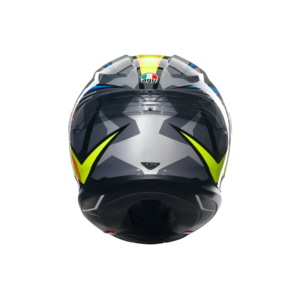 Motorcycle AGV Helmet Camouflage Pattern Bright Colors