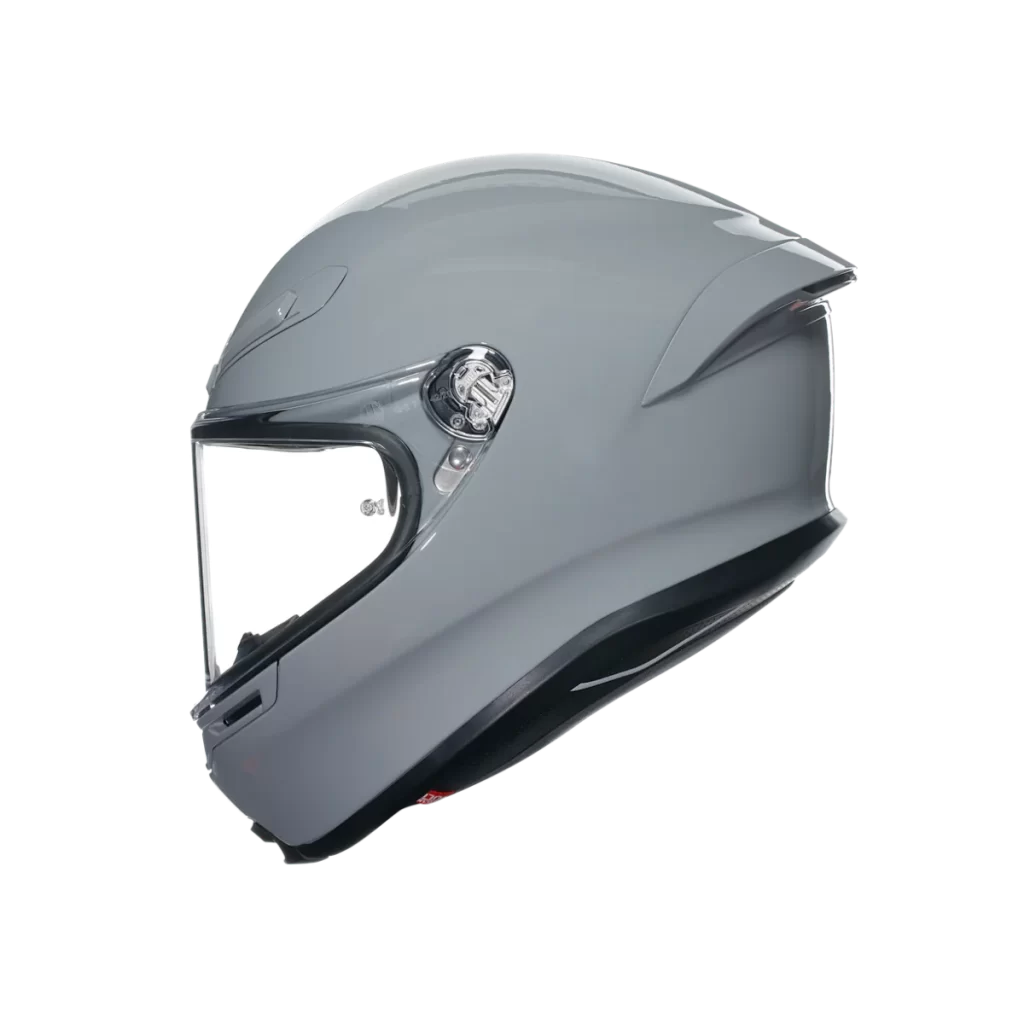 Motorcycle Shoei Helmet Silver Glossy