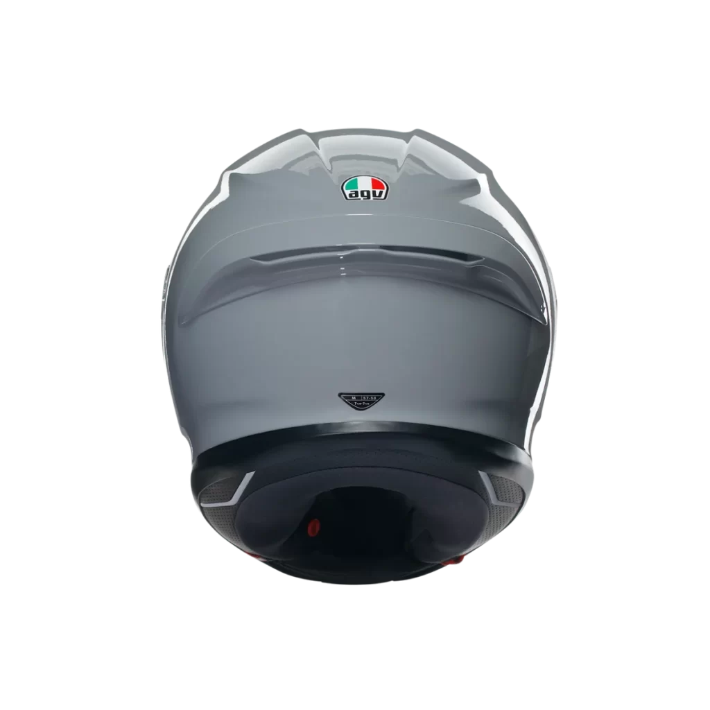 Motorcycle AGV Helmet Silver Black