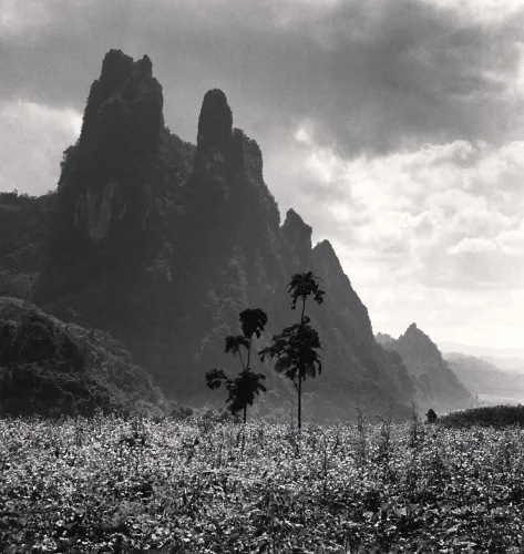 Mountain Dramatic High Contrast Nature Textured Mysterious
