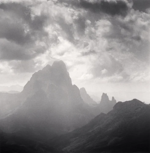 Mountain Dramatic Textured High Contrast Mysterious Atmospheric