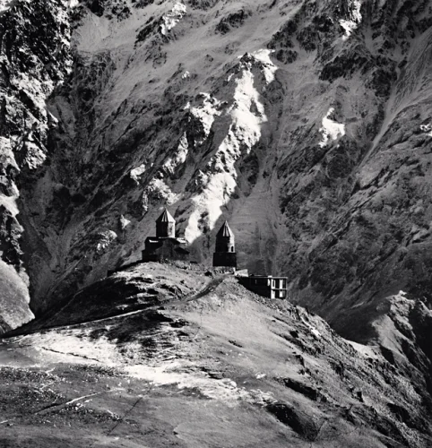 Mountain Dramatic Textured High Contrast Mysterious