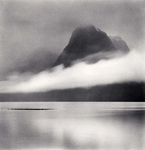 Mountain Foggy Dramatic High Contrast Mysterious Atmospheric