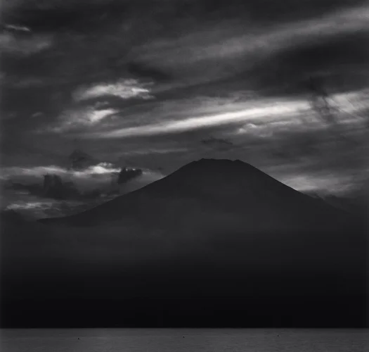 Mountain Silhouette Dramatic High Contrast Moody Atmospheric