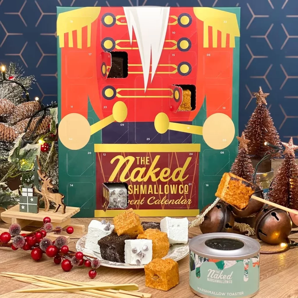 Naked Marshmallow Co Advent Calendar Packaging