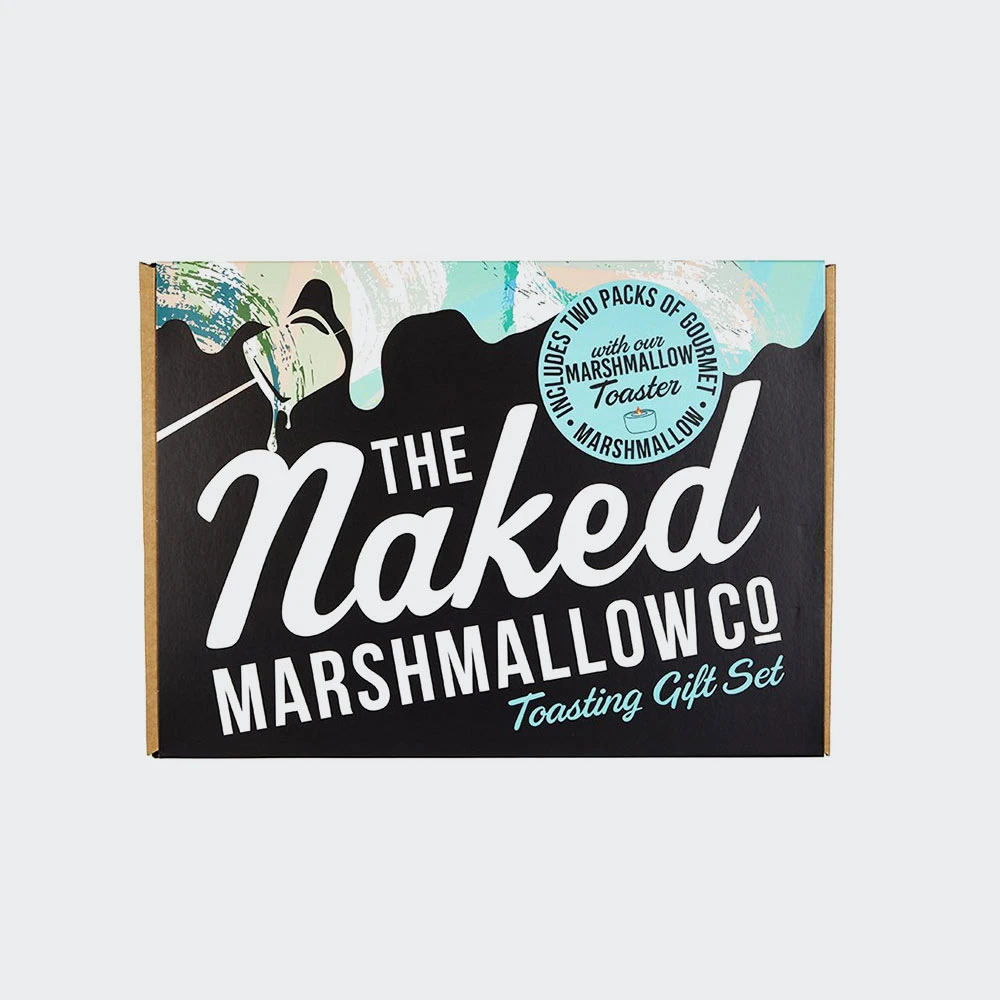 Naked Marshmallow Co Black White Packaging