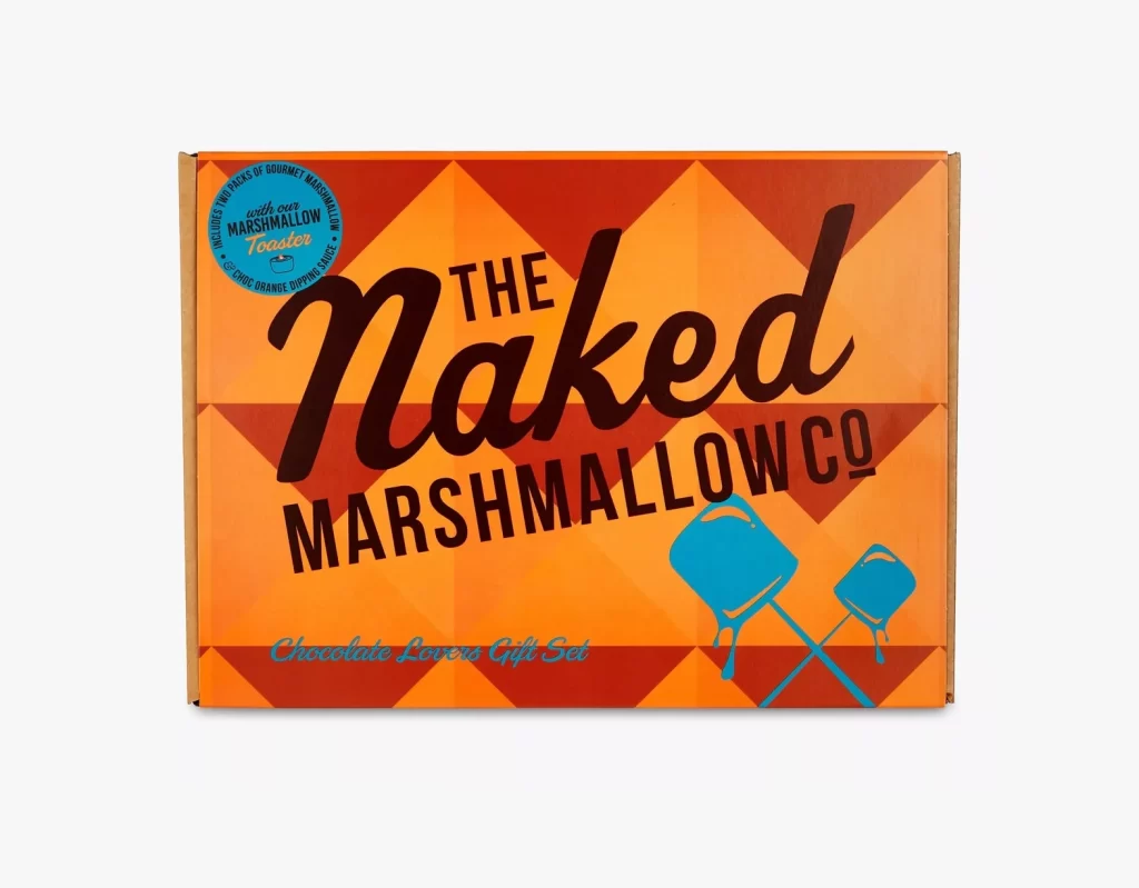 Naked Marshmallow Co Chocolate Lovers Packaging