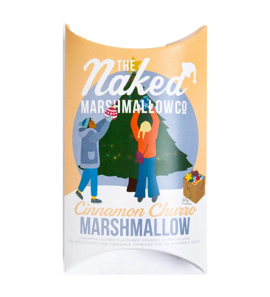 Naked Marshmallow Co Cinnamon Churro Packaging
