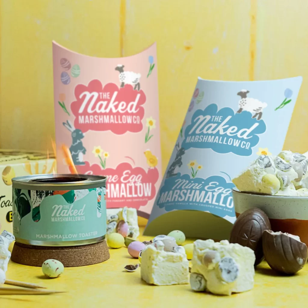 Naked Marshmallow Co Marshmallows Pastel Packaging