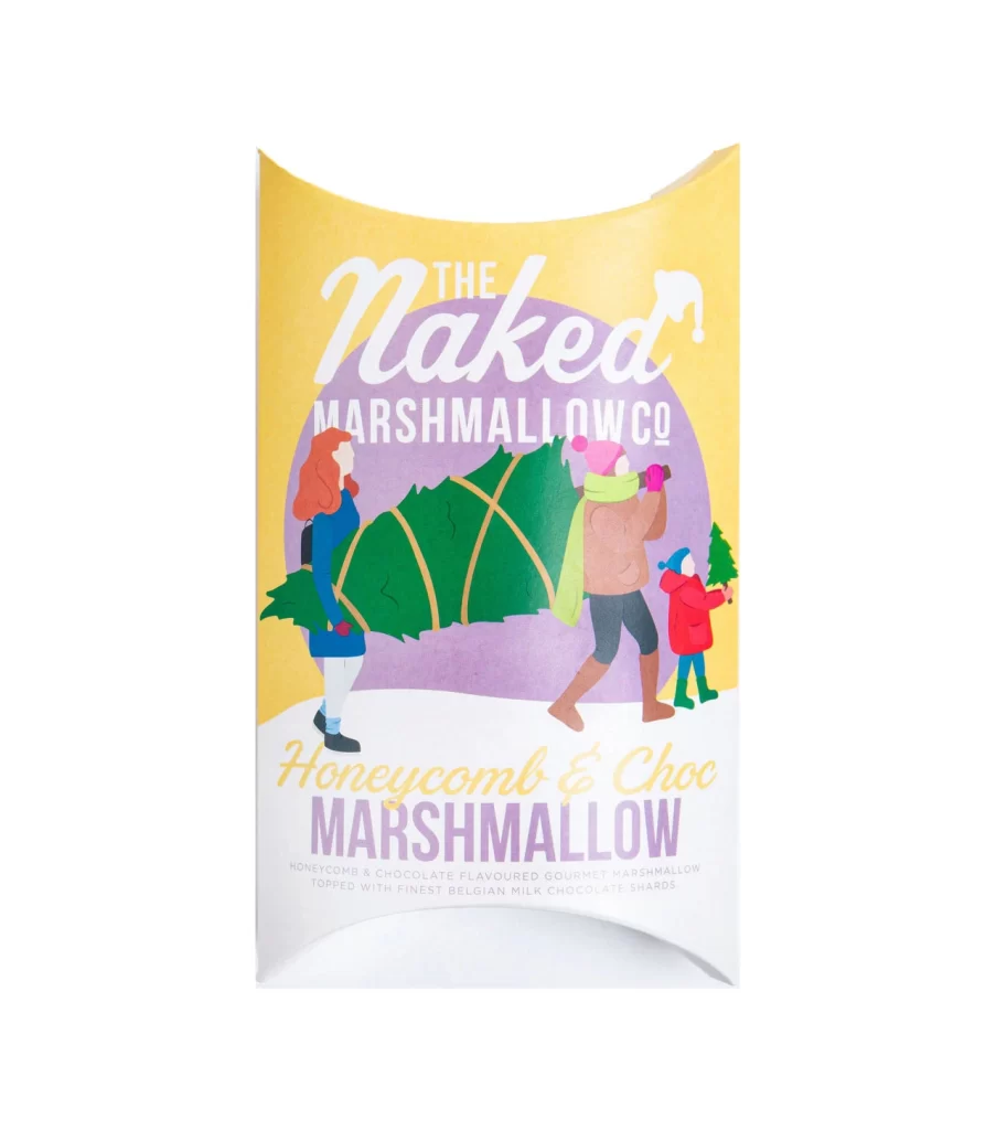 Naked Marshmallow Co Yellow Purple Packaging
