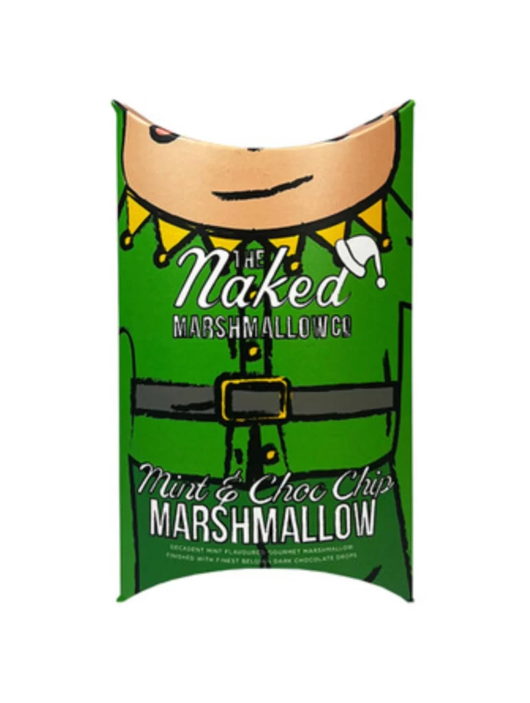 Naked Marshmallow Green Yellow Cartoon Packaging