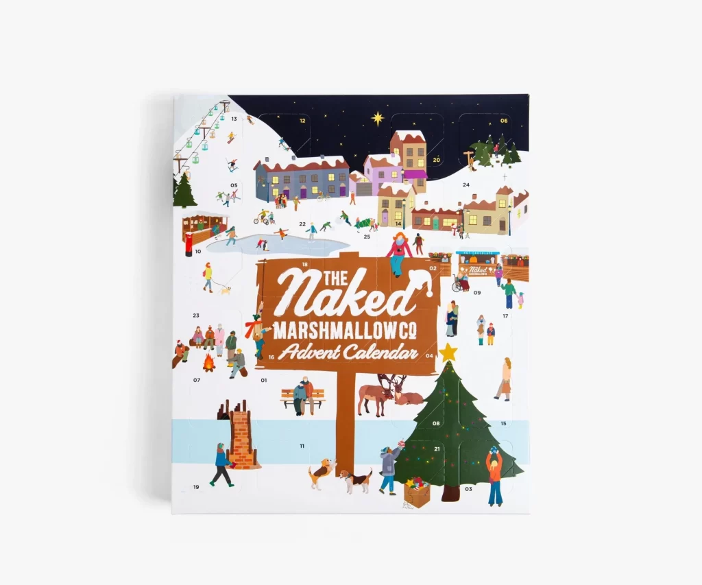 Naked Marshmallowco Advent Calendar White Packaging