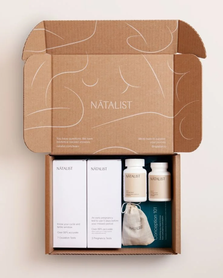 Natalist Box Brown Eco-friendly Pregnancy Tests