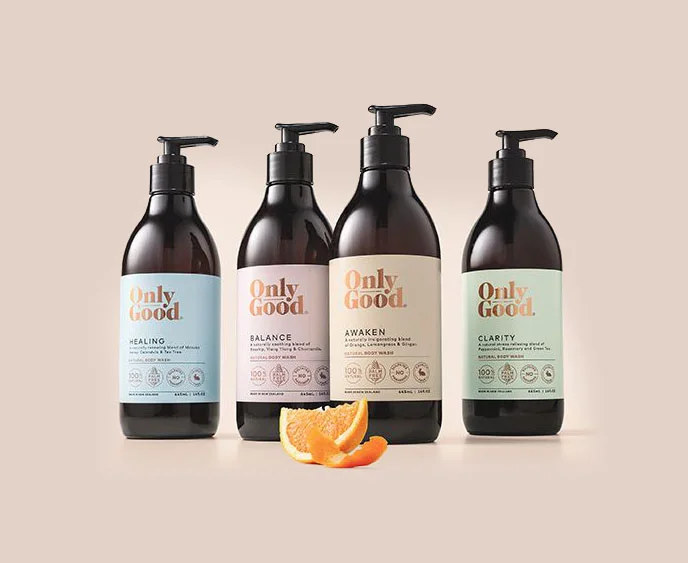 Natural Skincare Bottle Amber Pump Dispenser