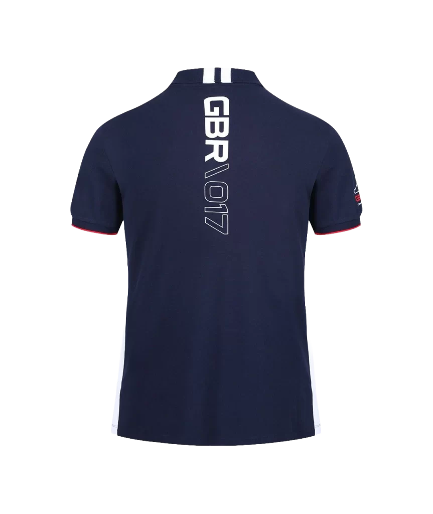 Navy Blue Polo Shirt GBR Numbered