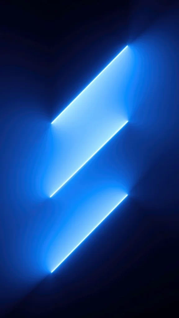 Neon Blue Glow