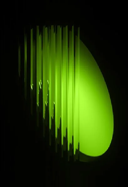 Neon Green Prism Light