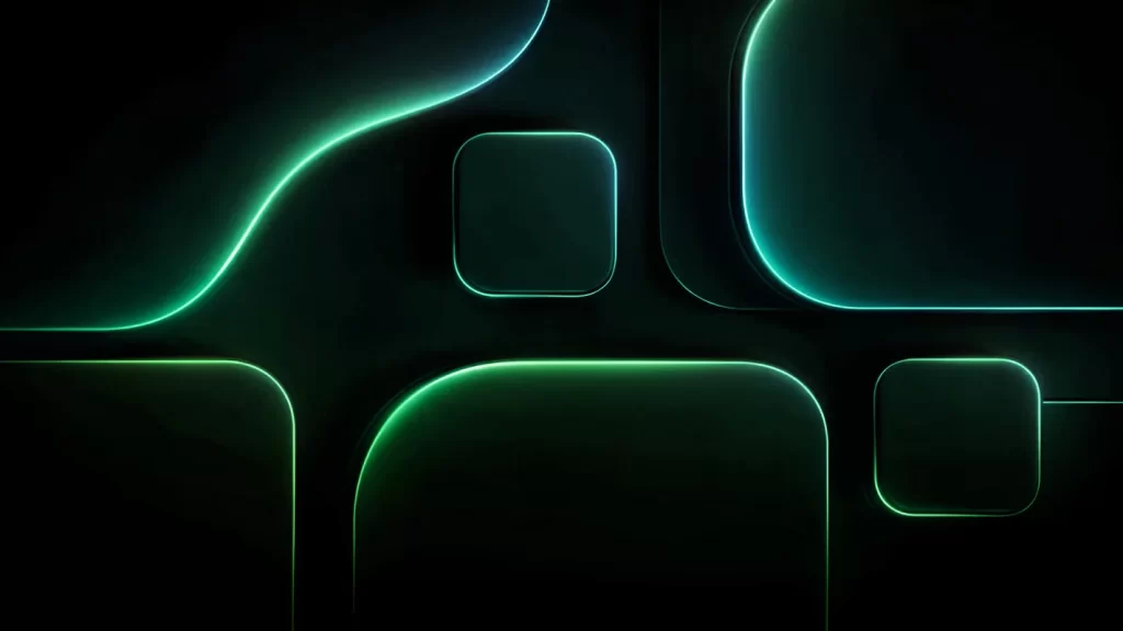 Neon Lines Black