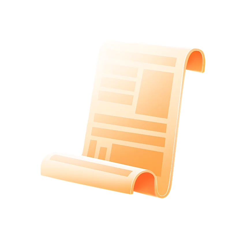Newspaper Yellow Orange Rectangular Patterns