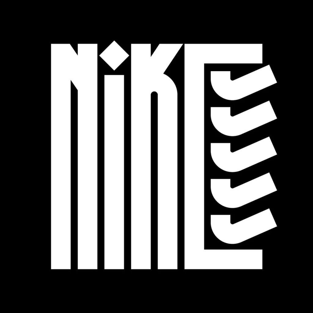 Nike Brand White Black Sneakers