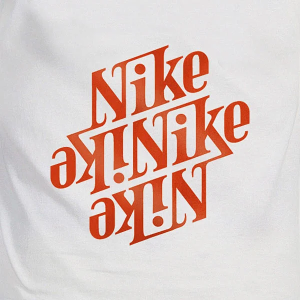 Nike Logo Red T Shirt