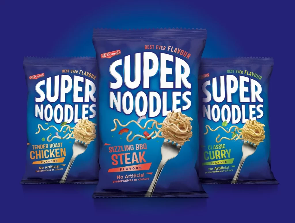 Noodles Blue SuperNoodles Chicken Bbq Curry