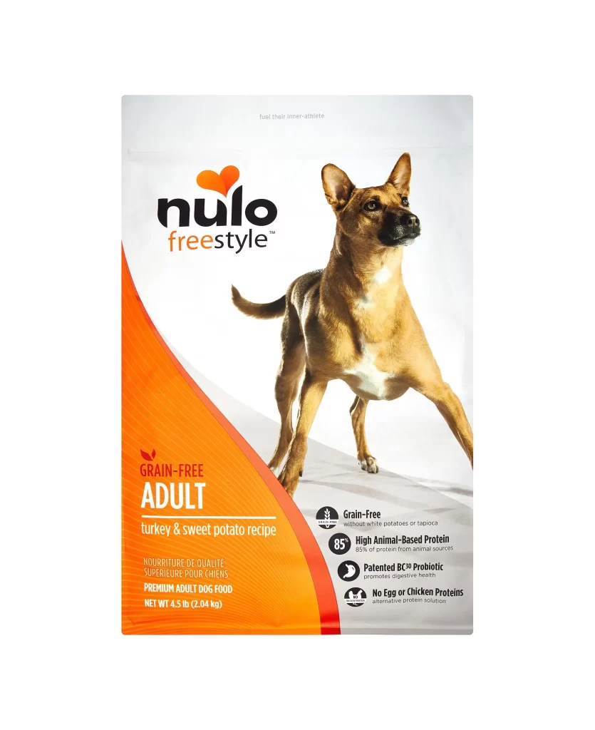 Nulo Freestyle Grain-free Adult Turkey Packaging