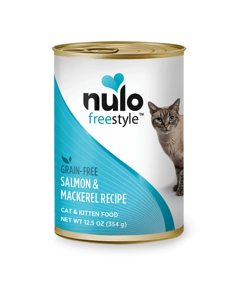 Nulo Freestyle Grain-Free Salmon Mackerel Can Packaging