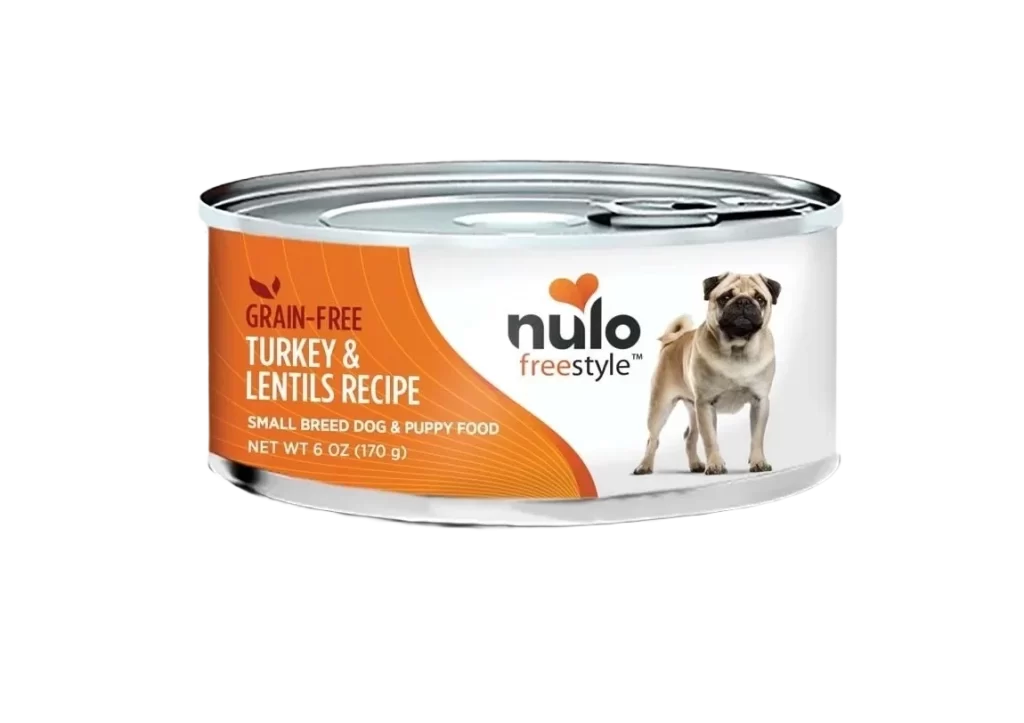 Nulo Freestyle Grain-Free Turkey Lentils Can Packaging