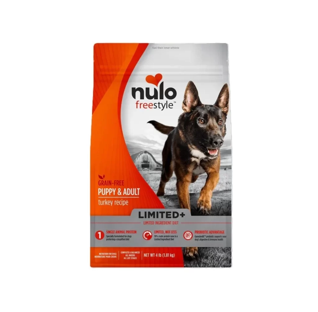 Nulo Freestyle Puppy Adult Turkey Packaging