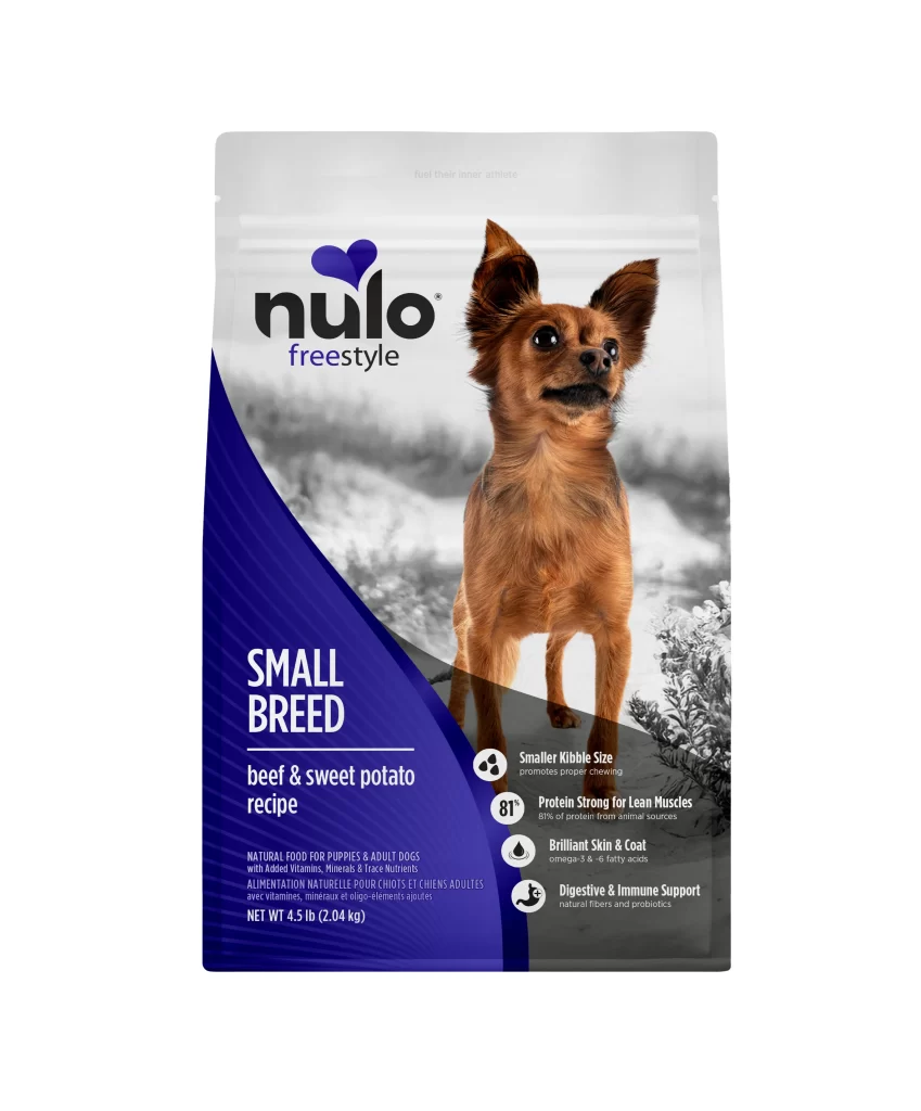 Nulo Freestyle Small Breed Beef Packaging
