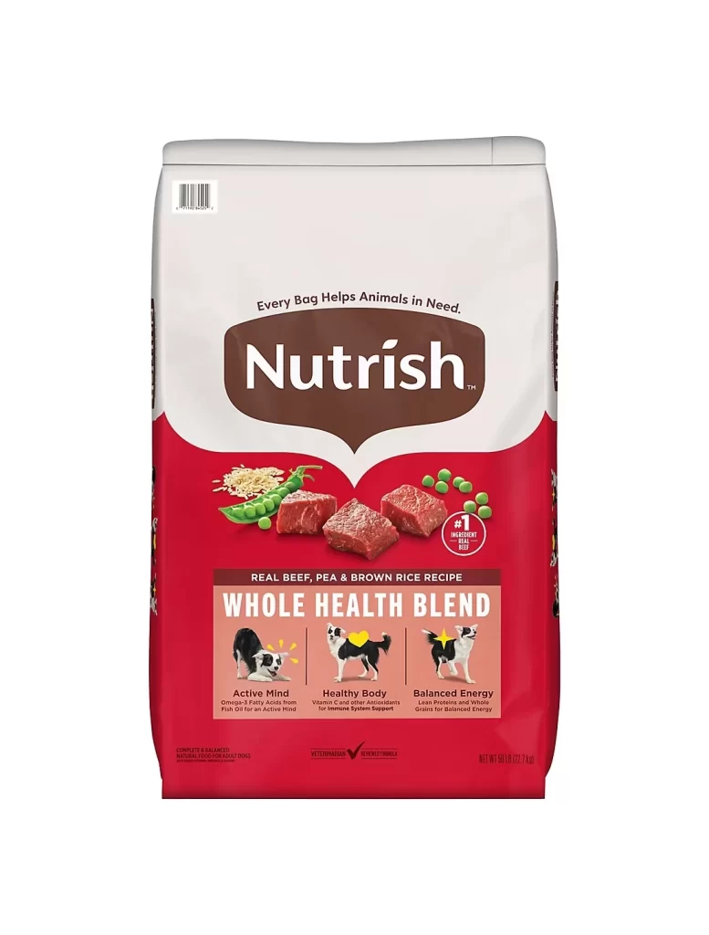 Nutrish Dog Food Red White Brown