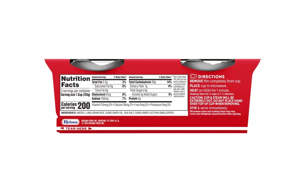Nutrition Facts Red White Black Informative
