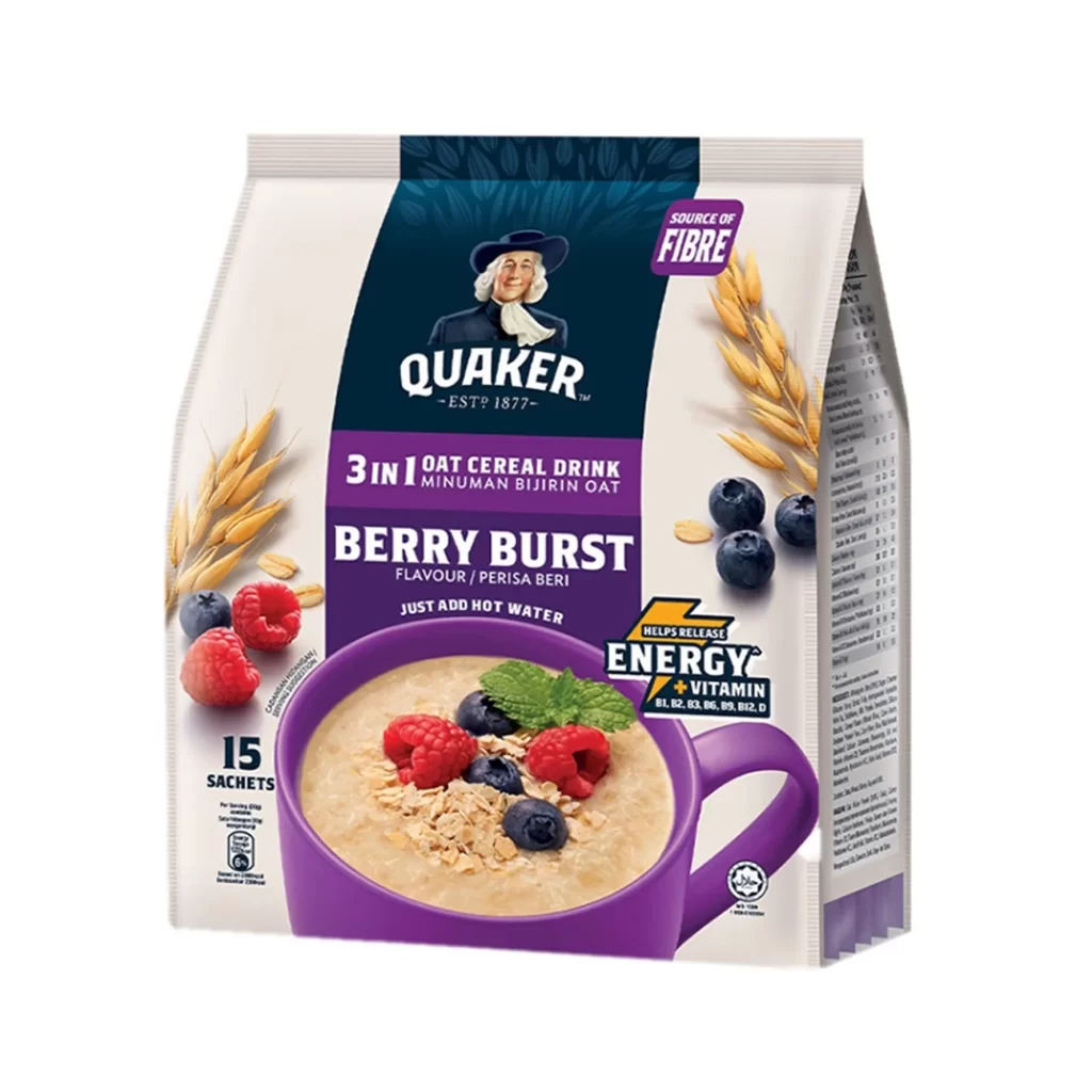 Oat Cereal Drink Berry Burst Purple