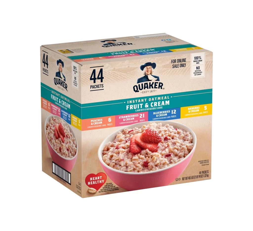 Oatmeal Packets Beige Blue Pink Yellow