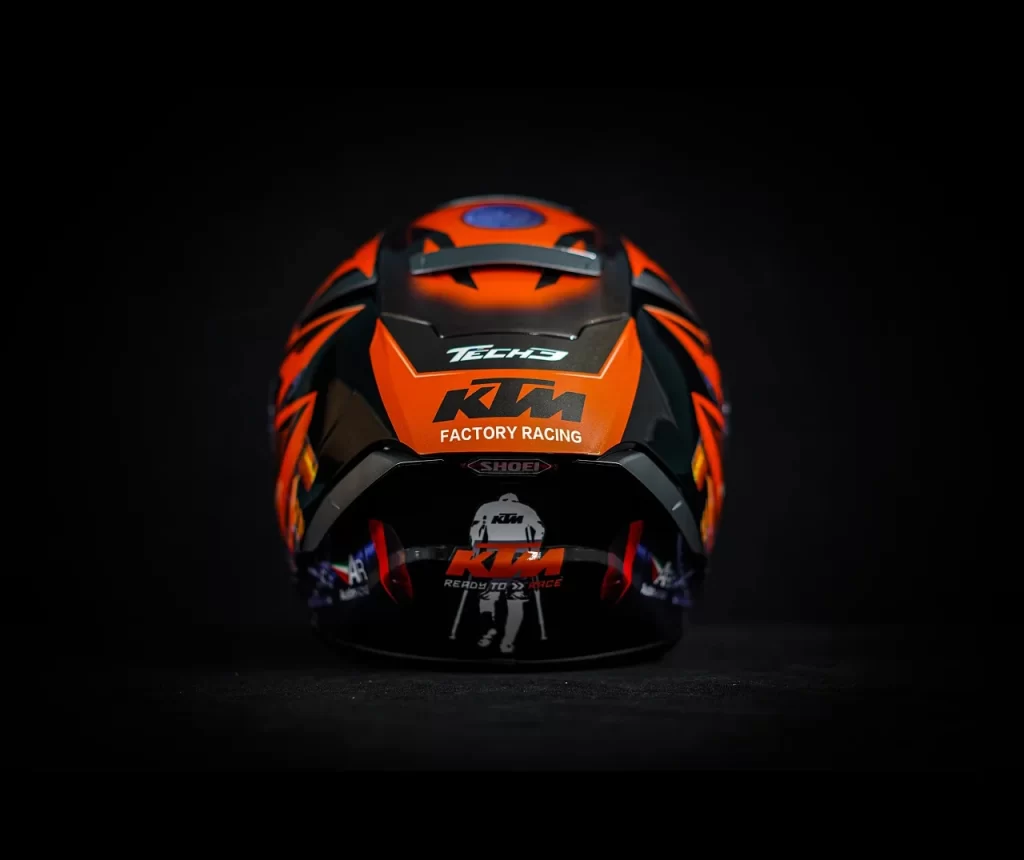 KTM Motorcycle Helmet Orange Black